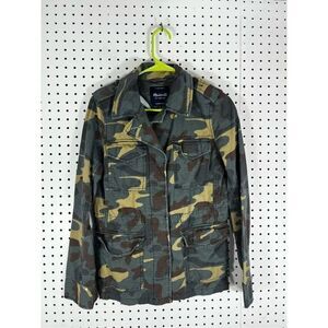 Madewell camo denim jacket